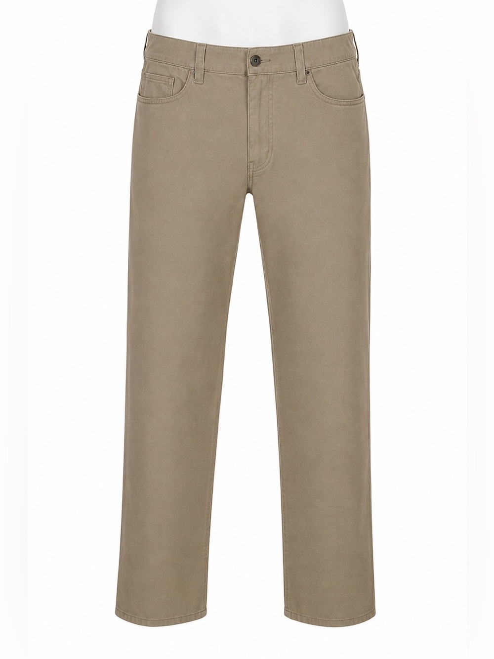 Size 40x32 Denver Hayes Men’s Khaki Stretch 5 Pocket Straight Leg Casual Pants